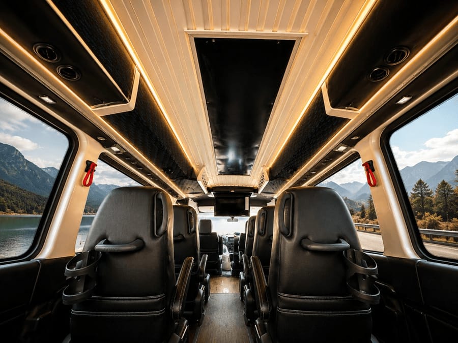 Entertainment & Charging - Happy Miles Holidays Urbania interior